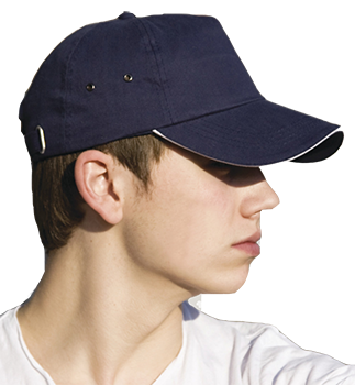 Embroidered or printed caps